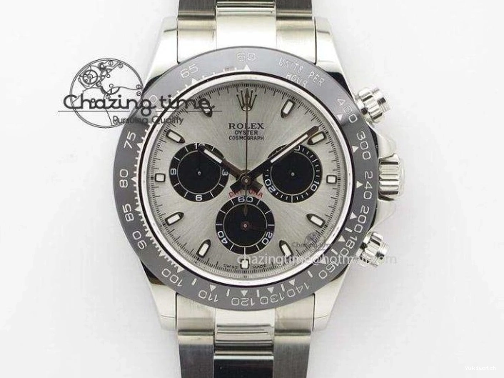 Daytona 1:1 Clone 116518 LN YG Dial Best Black ARF Rubber A4130 On Strap Super Edition 0303